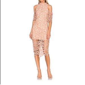 NEW ELLIATT BLUSH LACE SIGHT DRESS SMALL